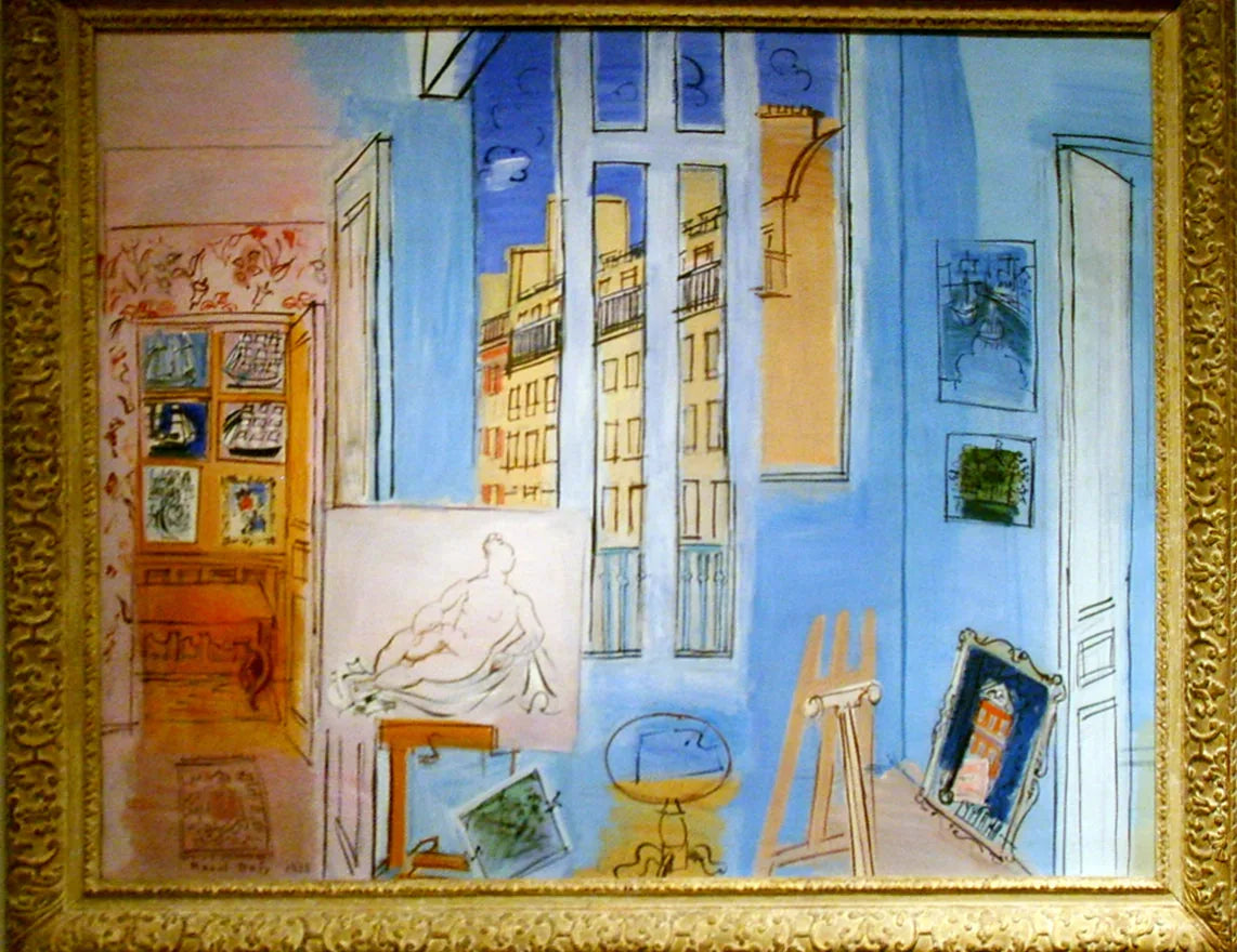 The Artist's Studio - Raoul Dufy image 1 copie peinte à la main à l’huile