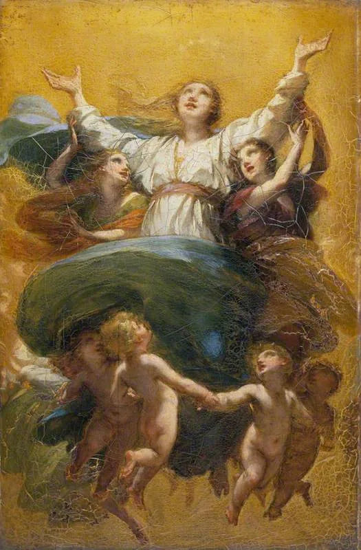 The Assumption of the Virgin - Pierre-Paul Prud'hon image 1 reproduction artisanale de tableau
