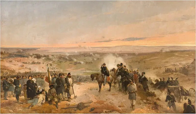 The Battle of the Chernaya - Gerolamo Induno image 1 reproduction réalisée par Alpha Reproduction