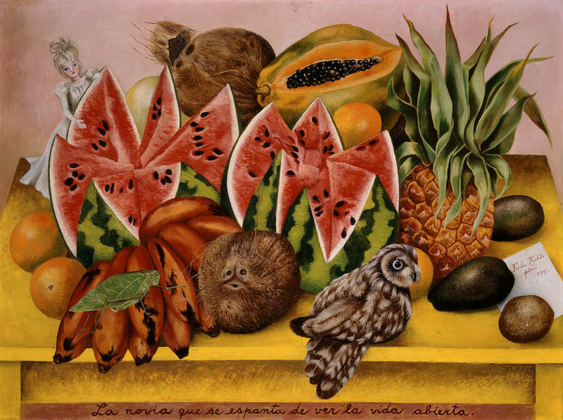 La Mariée effrayée de voir la vie ouverte - Frida Kahlo