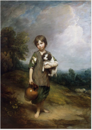Cottage Girl with Dog and Pitcher - Thomas Gainsborough