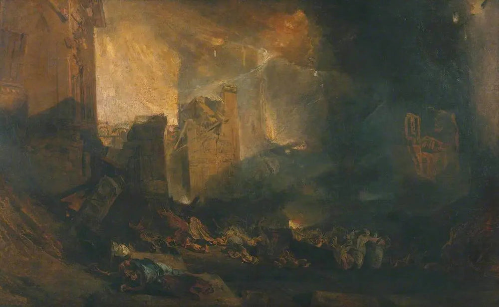 The Destruction of Sodom - J. M. W. Turner image 1 reproduction réalisée par Alpha Reproduction