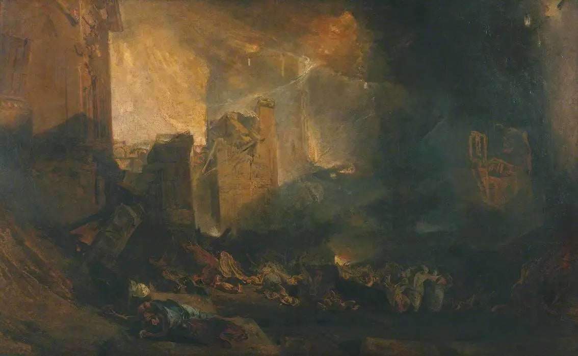 The Destruction of Sodom - J. M. W. Turner image 1 reproduction réalisée par Alpha Reproduction