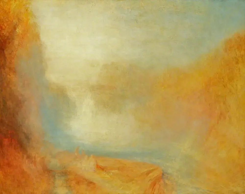 The Falls of the Clyde - J. M. W. Turner image 1 tableau peint à l’huile sur toile