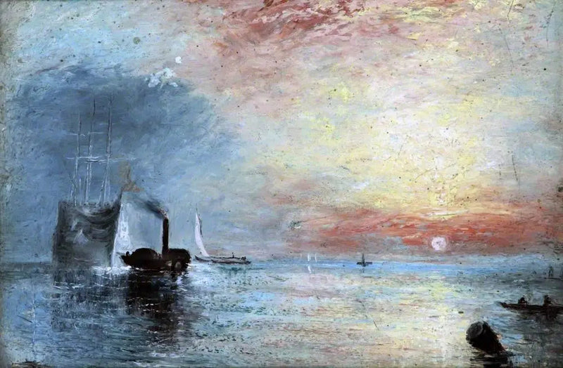 The Fighting Temeraire Tugged to Her Last Berth to be Broken Up, 1838 - J. M. W. Turner