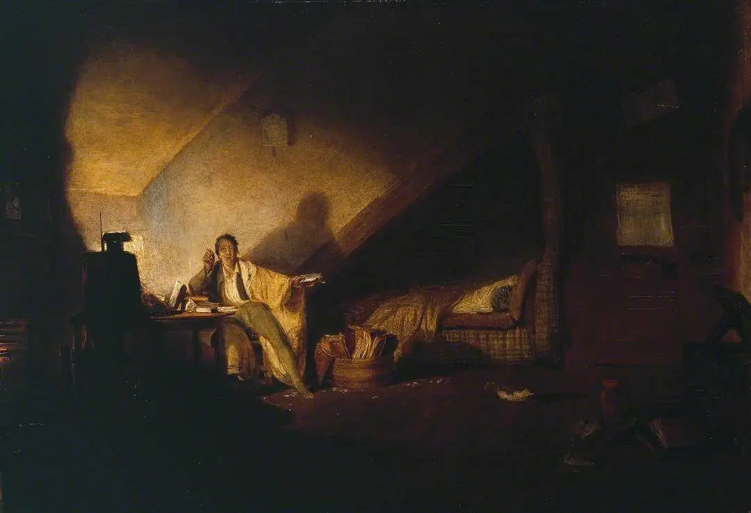 The Garreteer’s Petition - J. M. W. Turner image 1 reproduction d’œuvre d’art à l’huile