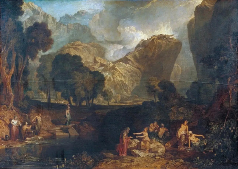 The Goddess of Discord Choosing the Apple of Contention in the Garden of the Hesperides - J. M. W. Turner