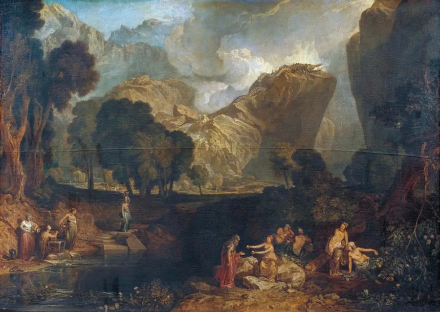 The Goddess of Discord Choosing the Apple of Contention in the Garden of the Hesperides - J. M. W. Turner