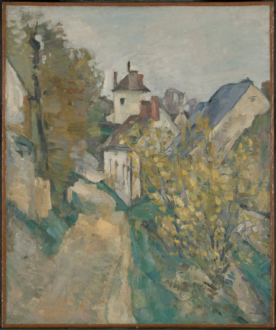 The House of Dr. Gachet in Auvers-sur-Oise - Paul Cézanne