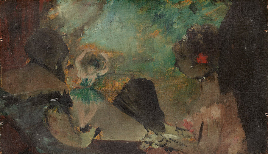 Les Actrices dans leur loge - Edgar Degas