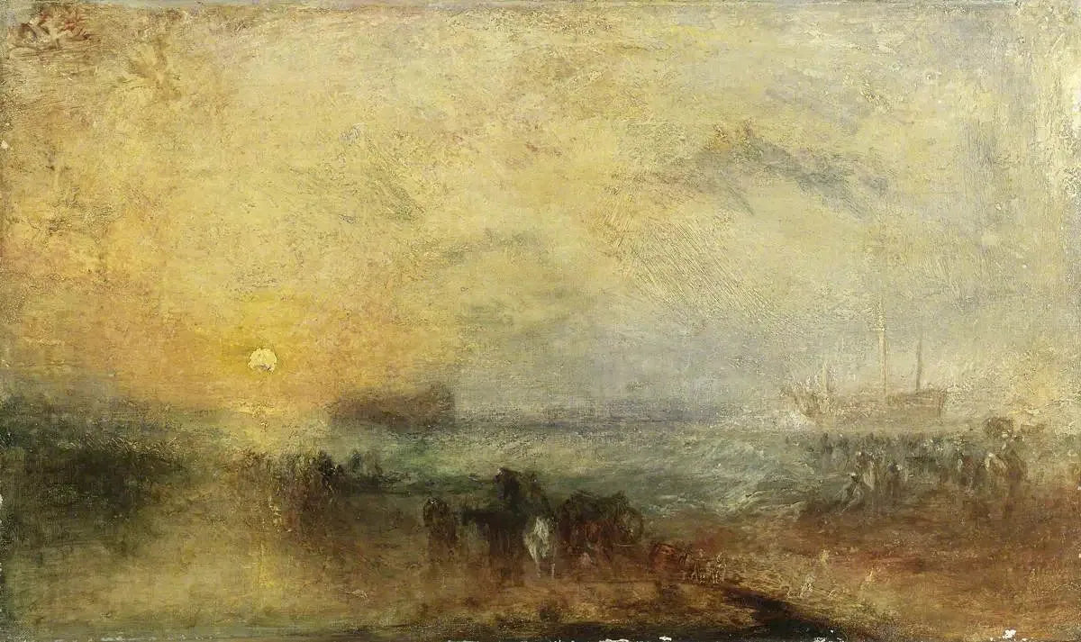 The Morning after the Storm - J. M. W. Turner image 1 copie de tableau peinte à la main