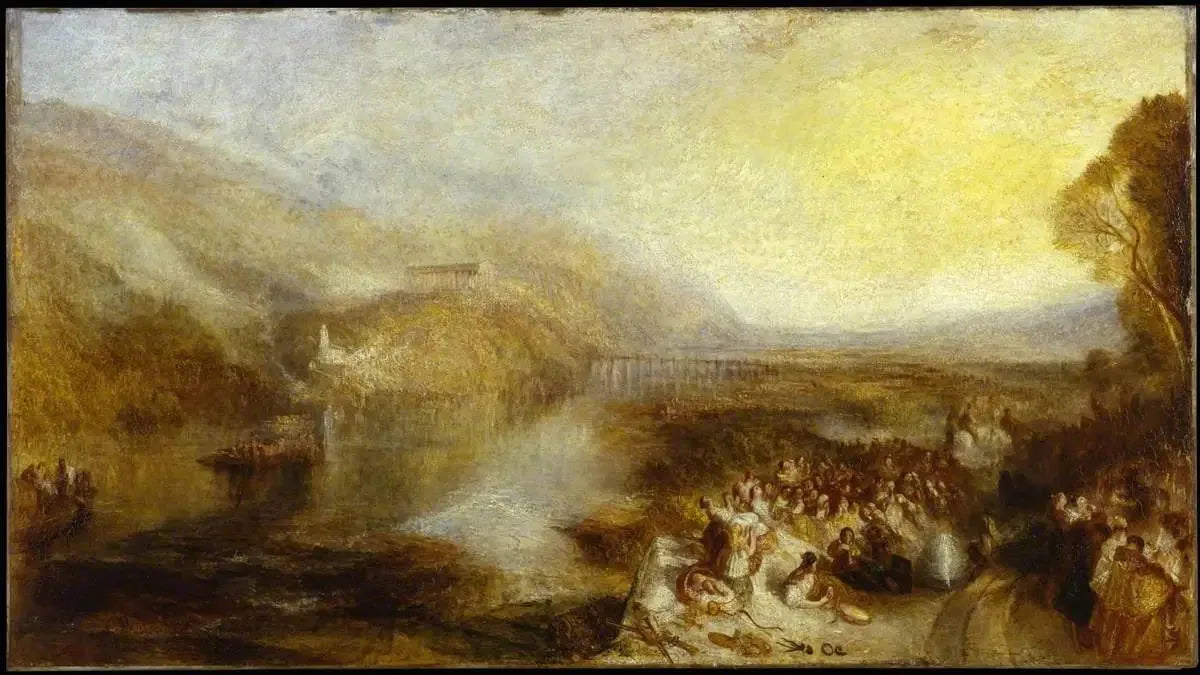 The Opening of the Wallhalla, 1842 - J. M. W. Turner image 1 copie de tableau peinte à la main