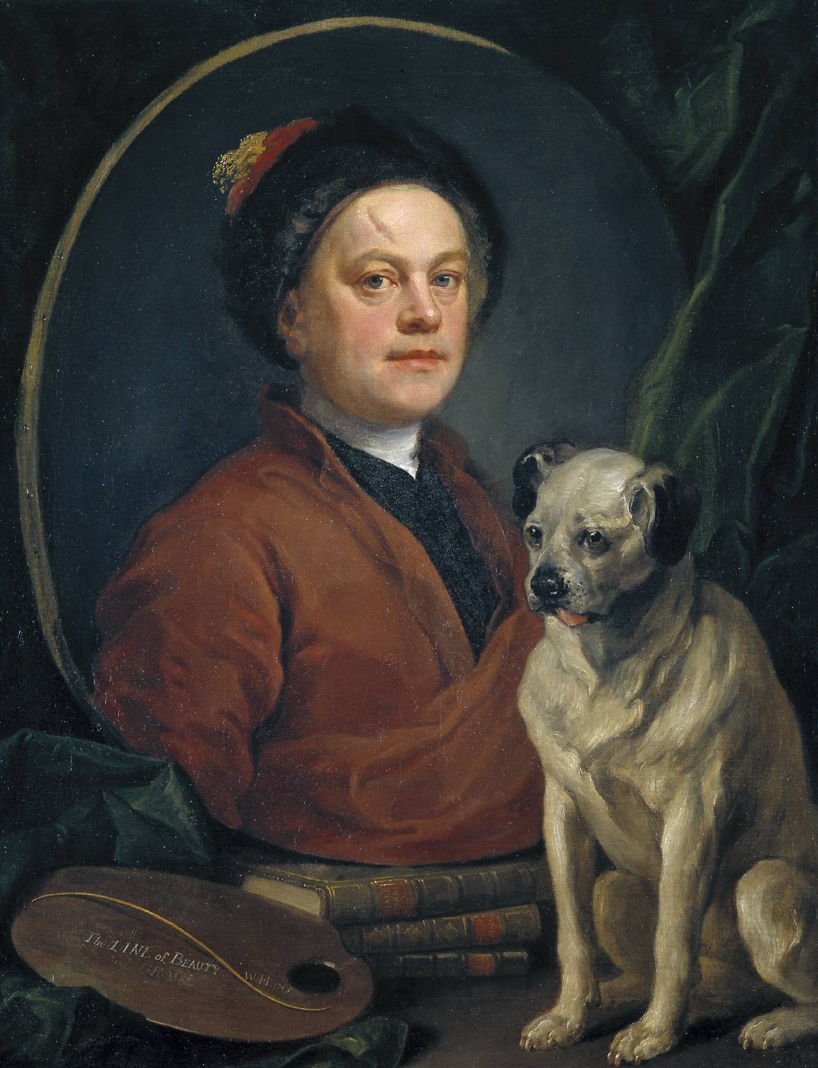 Le Peintre et son carlin - William Hogarth