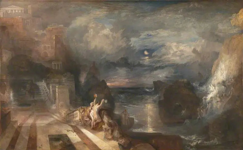 The Parting of Hero and Leander - J. M. W. Turner image 1 tableau peint à l’huile sur toile
