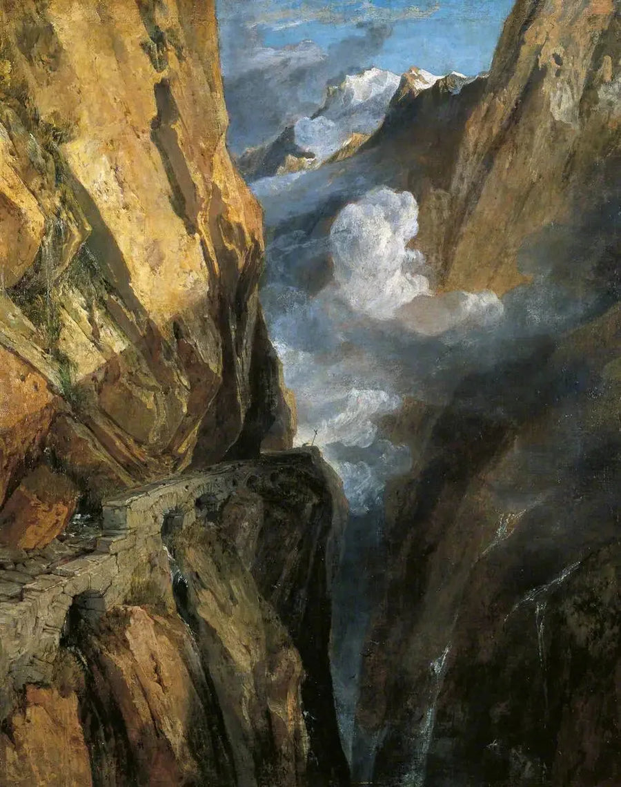 The Pass of Saint Gotthard, Switzerland - J. M. W. Turner