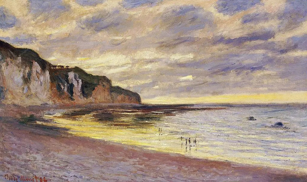 The Pointe de l'Ailly, low tide - Claude Monet image 1 copie de tableau peinte à la main