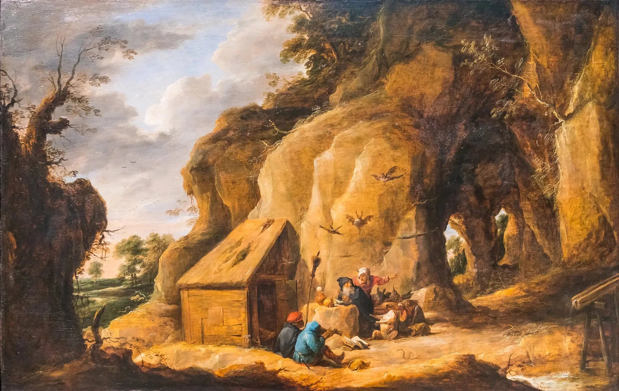 The Temptation of St Antony - David Teniers le Jeune image 1 copie peinte à la main à l’huile