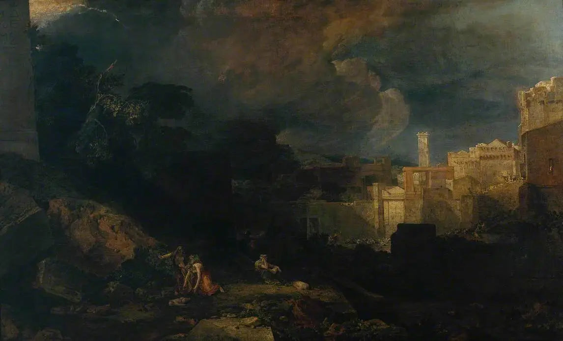 The Tenth Plague of Egypt - J. M. W. Turner image 1 copie de tableau peinte à la main