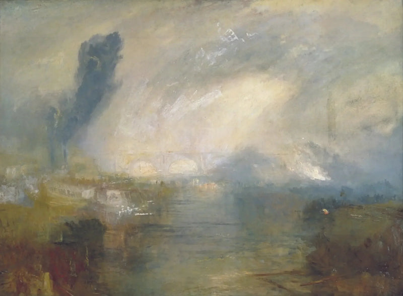 The Thames above Waterloo Bridge - J. M. W. Turner