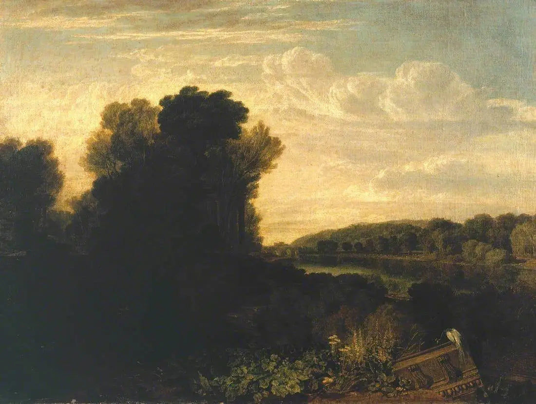 The Thames at Weybridge - J. M. W. Turner image 1 copie peinte à la main à l’huile