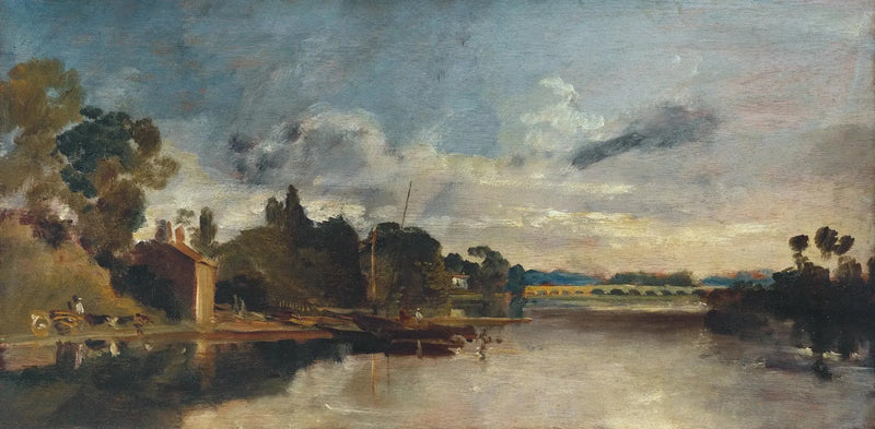The Thames near Walton Bridges - J. M. W. Turner