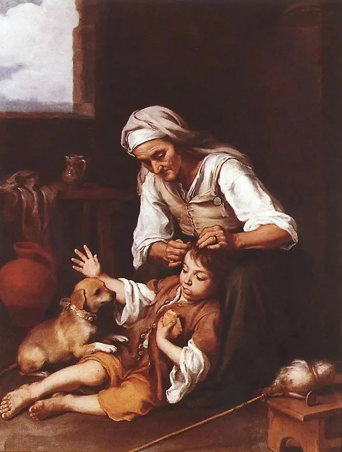 The Toilette - Bartolomé Esteban Murillo image 1 reproduction de peinture à l’huile