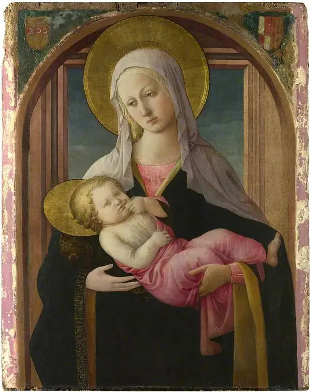 The Virgin and Child - Fra Filippo Lippi image 1 tableau peint à l’huile sur toile