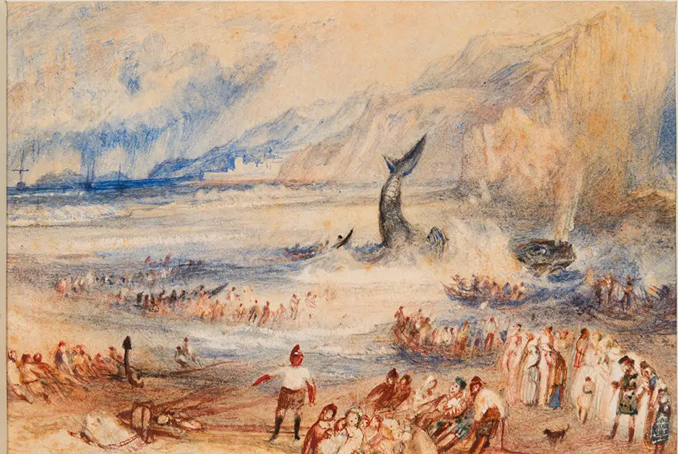 The Whale on Shore - J. M. W. Turner image 1 reproduction réalisée par Alpha Reproduction