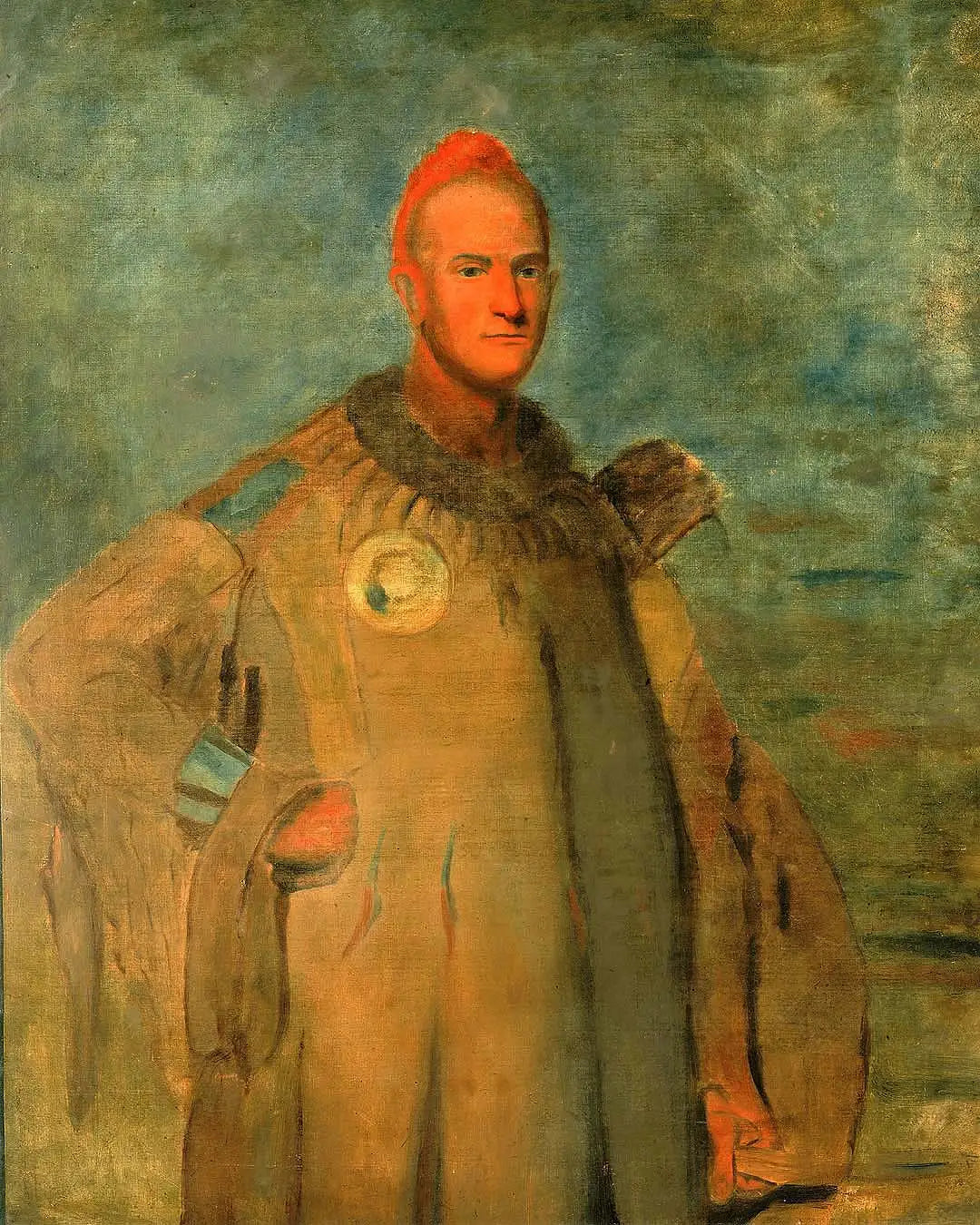 Theodore Burr Catlin, en costume indien - George Catlin image 1 reproduction d’œuvre d’art à l’huile