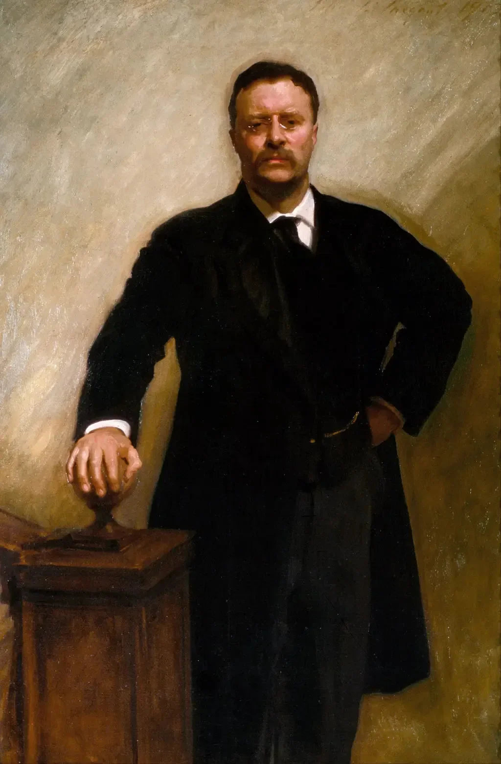 Théodore Roosevelt - John Singer Sargent image 1 reproduction de peinture à l’huile
