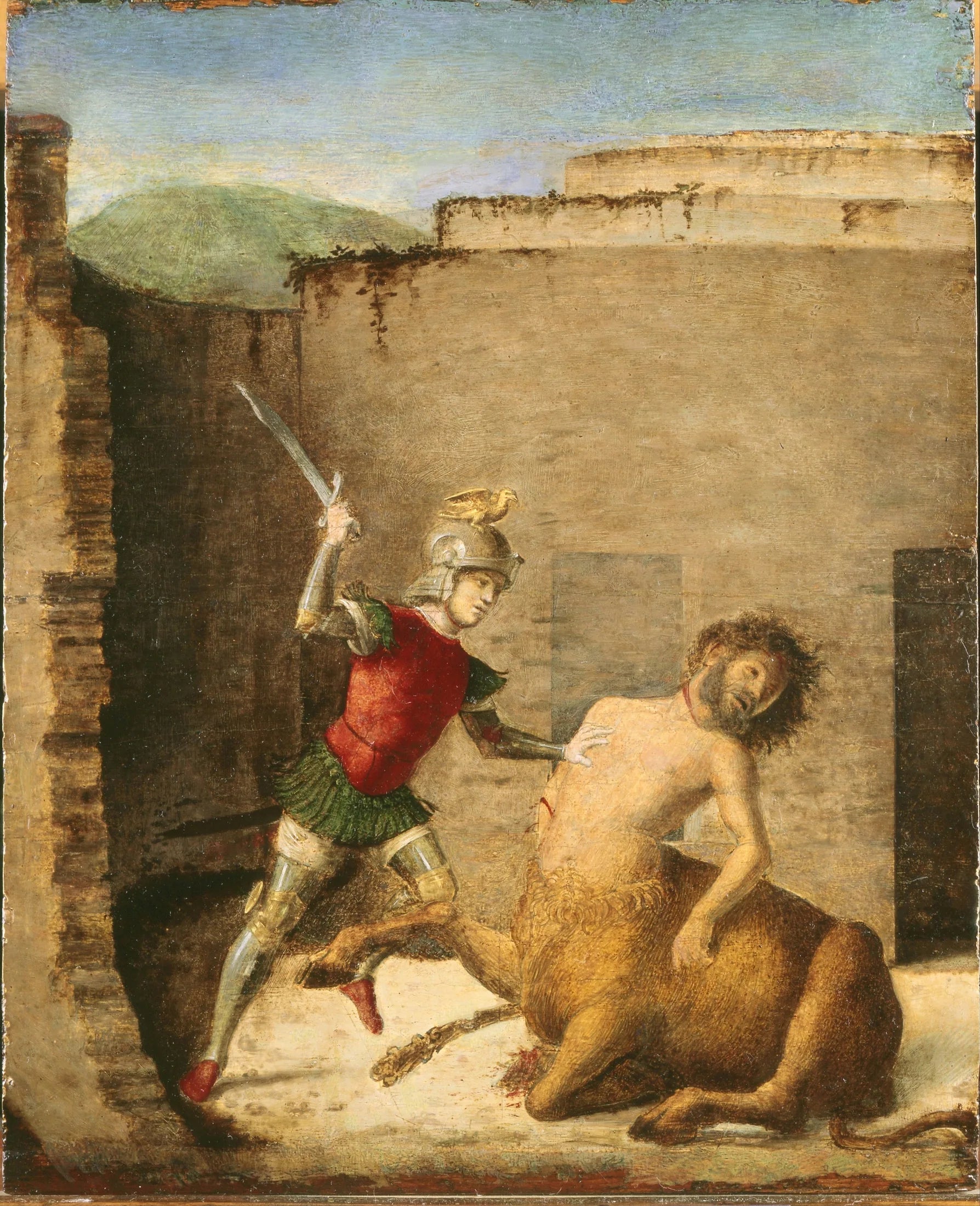 Thésée tuant le Minotaure - Cima da Conegliano image 1 reproduction artisanale de tableau