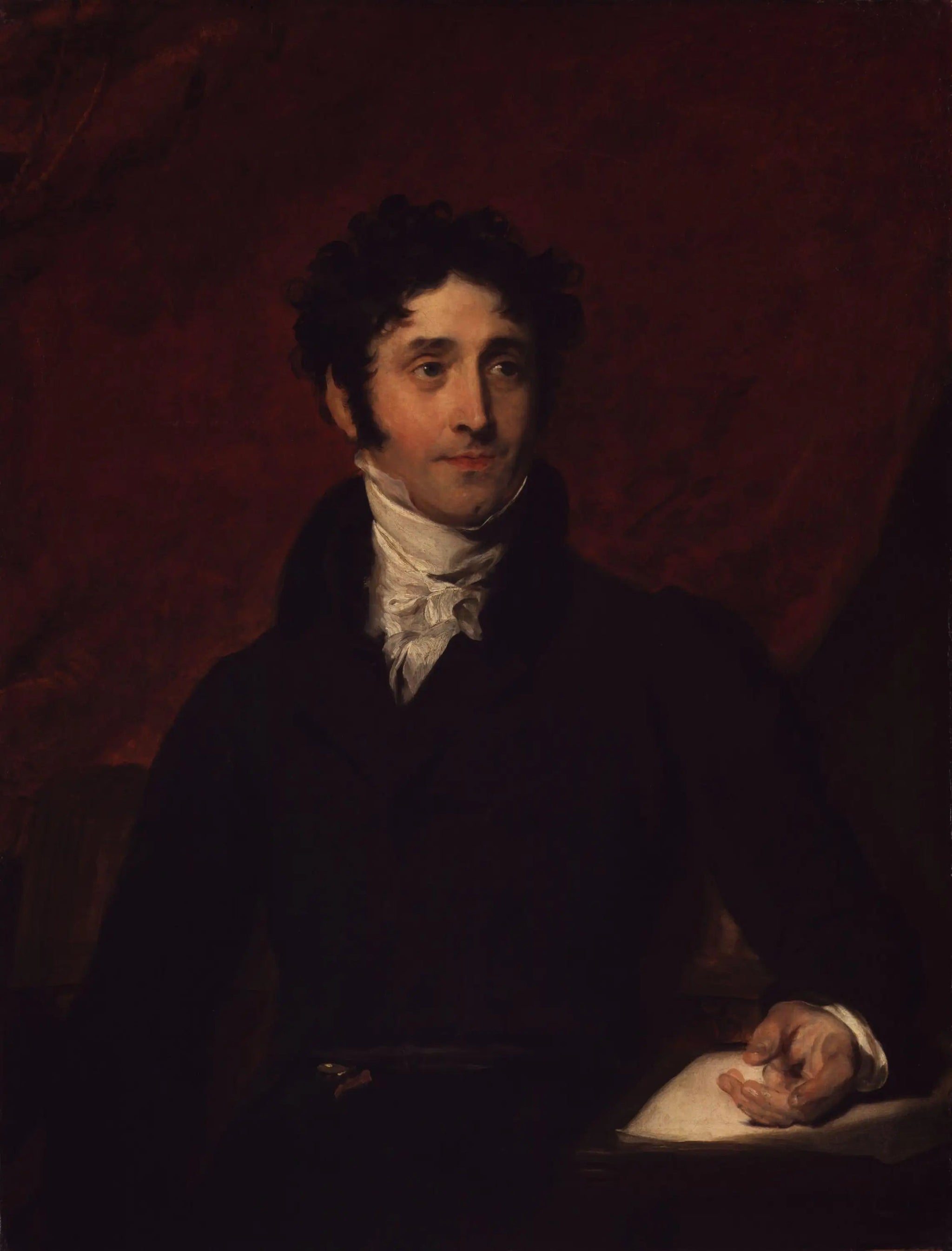 Thomas Campbell - Thomas Lawrence image 1 reproduction artisanale de tableau