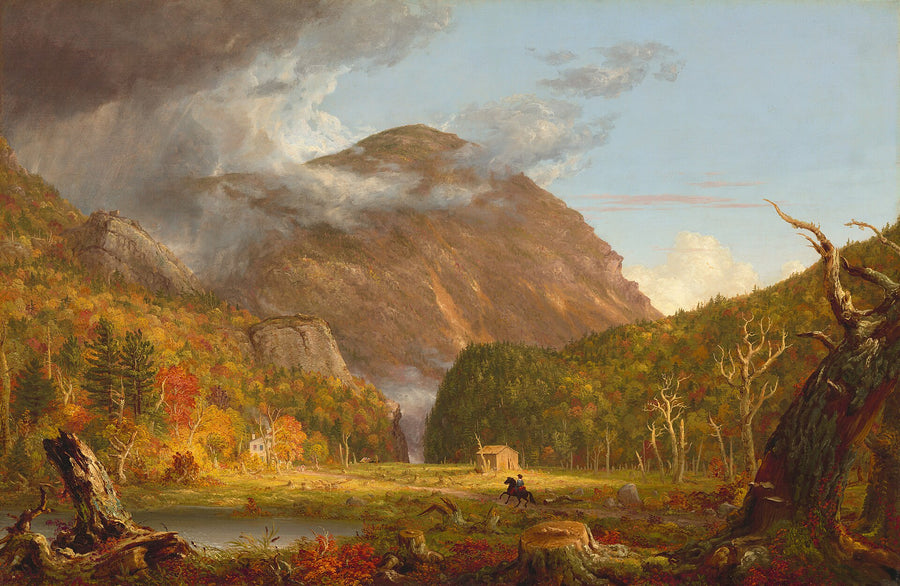 Vue du col de l'Encoche des White Mountains - Thomas Cole