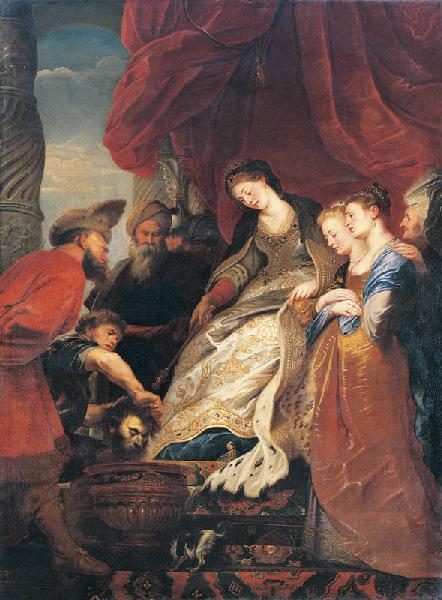 Thomyris reine des Massagetes - Nicolas de Largillière image 1 copie peinte à la main à l’huile