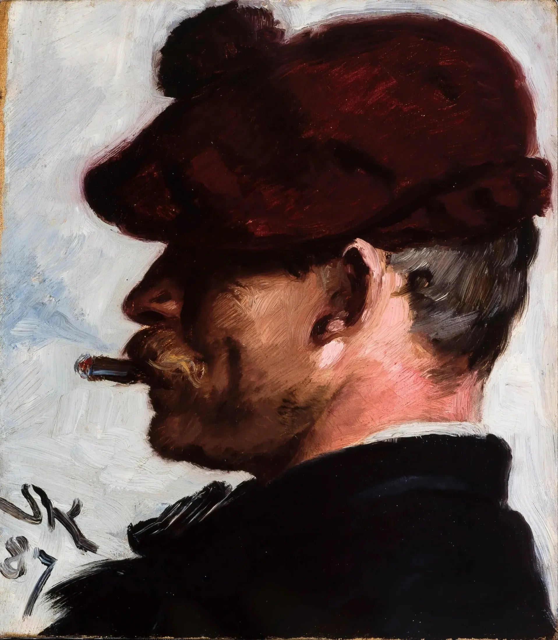 Thorvald Niss - Peder Severin Krøyer image 1 reproduction d’œuvre d’art à l’huile