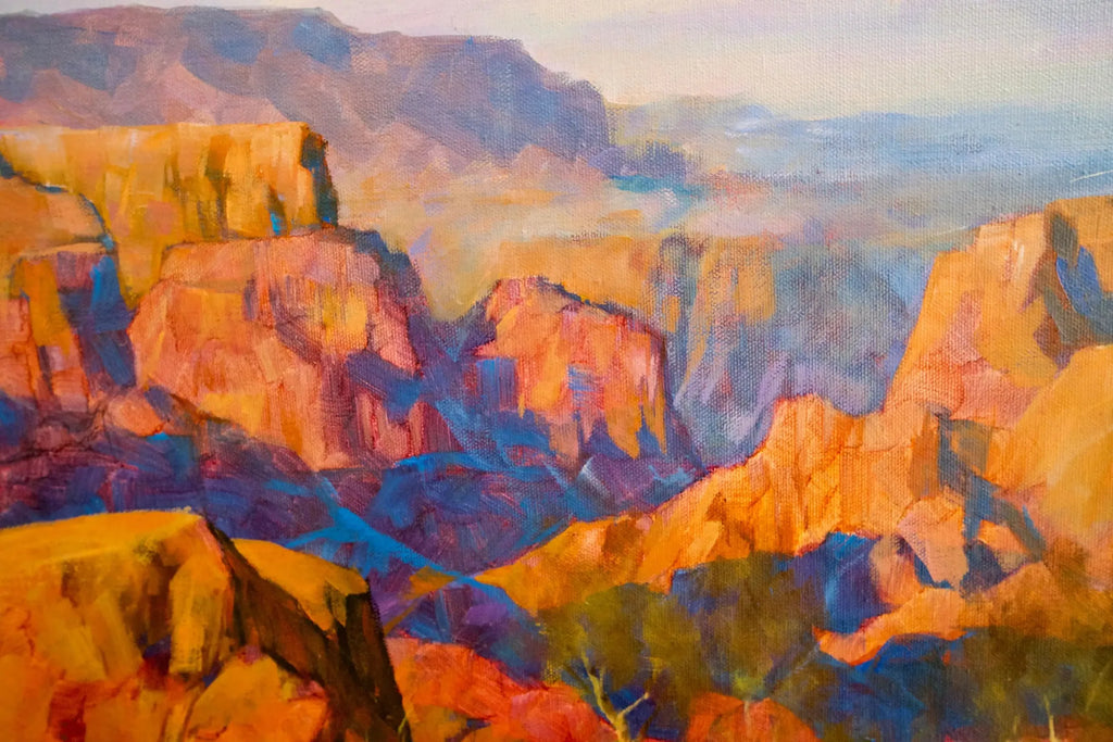 Tigre en chasse | 150 x 100 cm image 12 tableau peint à l’huile sur toile