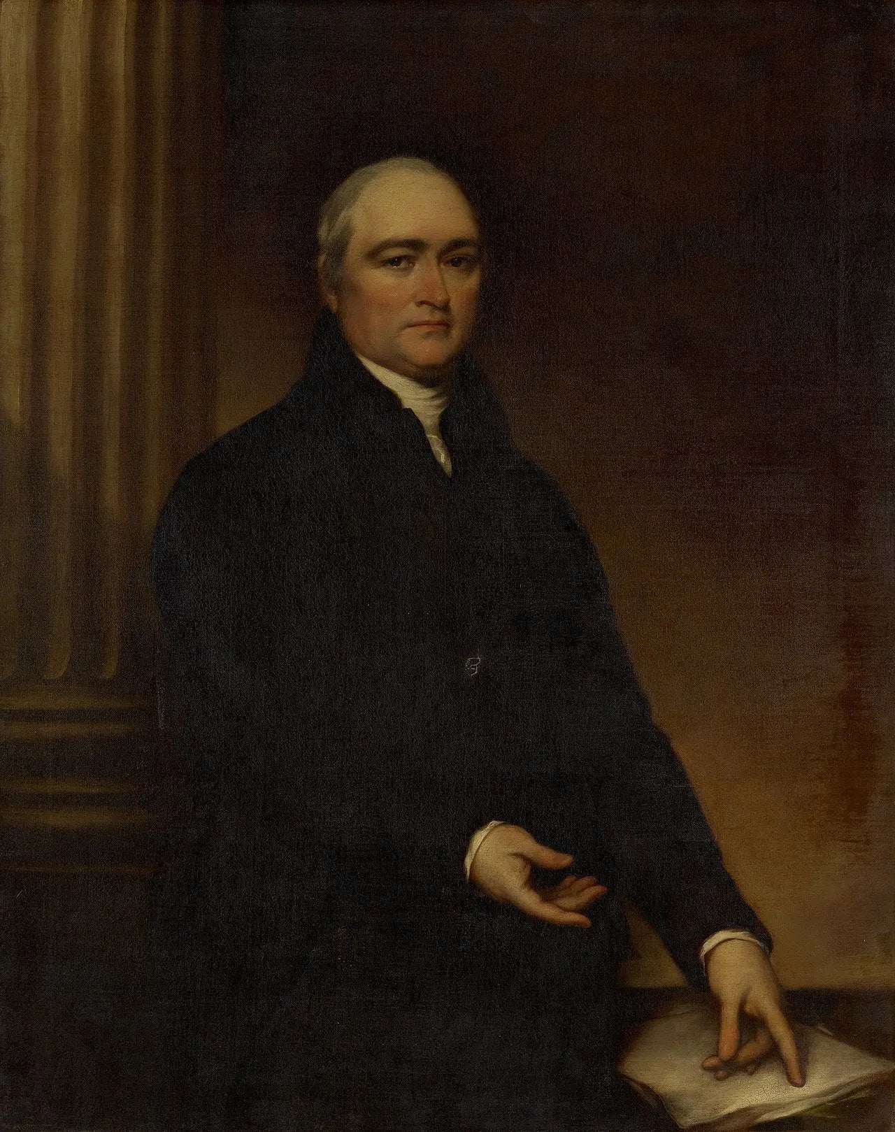 Timothy Dwight (1752-1817), B.A. 1769, M.A. 1772 - John Trumbull image 1 copie de tableau peinte à la main