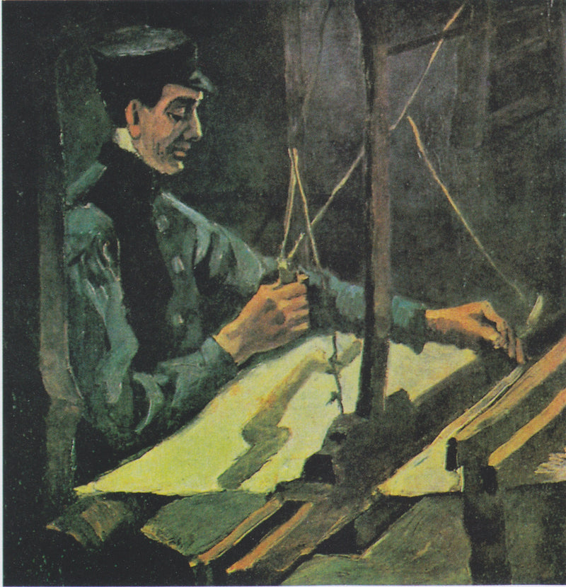 Tisserand tourné vers la droite, demi-figure, F26 – Van Gogh