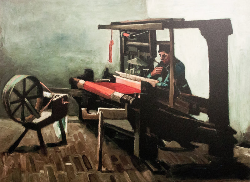 Tisserand devant son métier avec rouet, F29 – Van Gogh