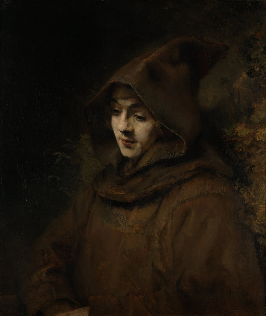 Titus en habit de moine – Rembrandt, 1660