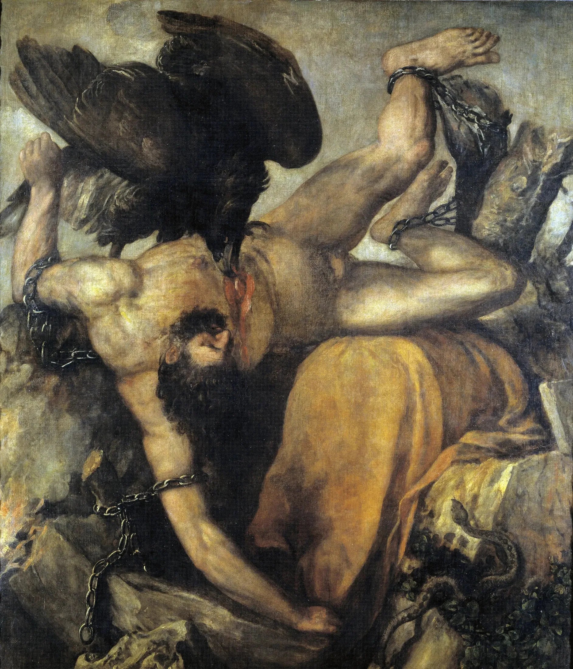 Tityus - Titian image 1 reproduction de peinture à l’huile
