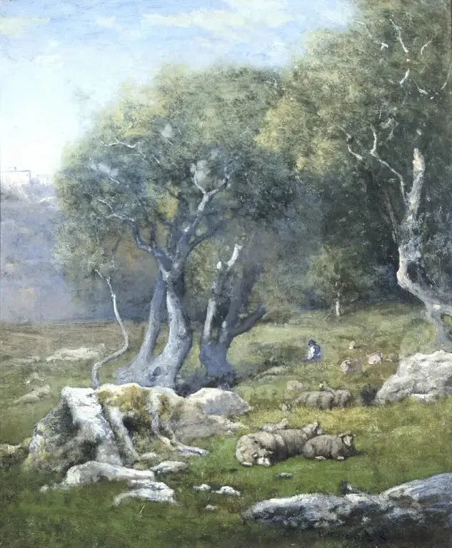 Tivoli, Italie - George Inness image 1 reproduction de peinture à l’huile
