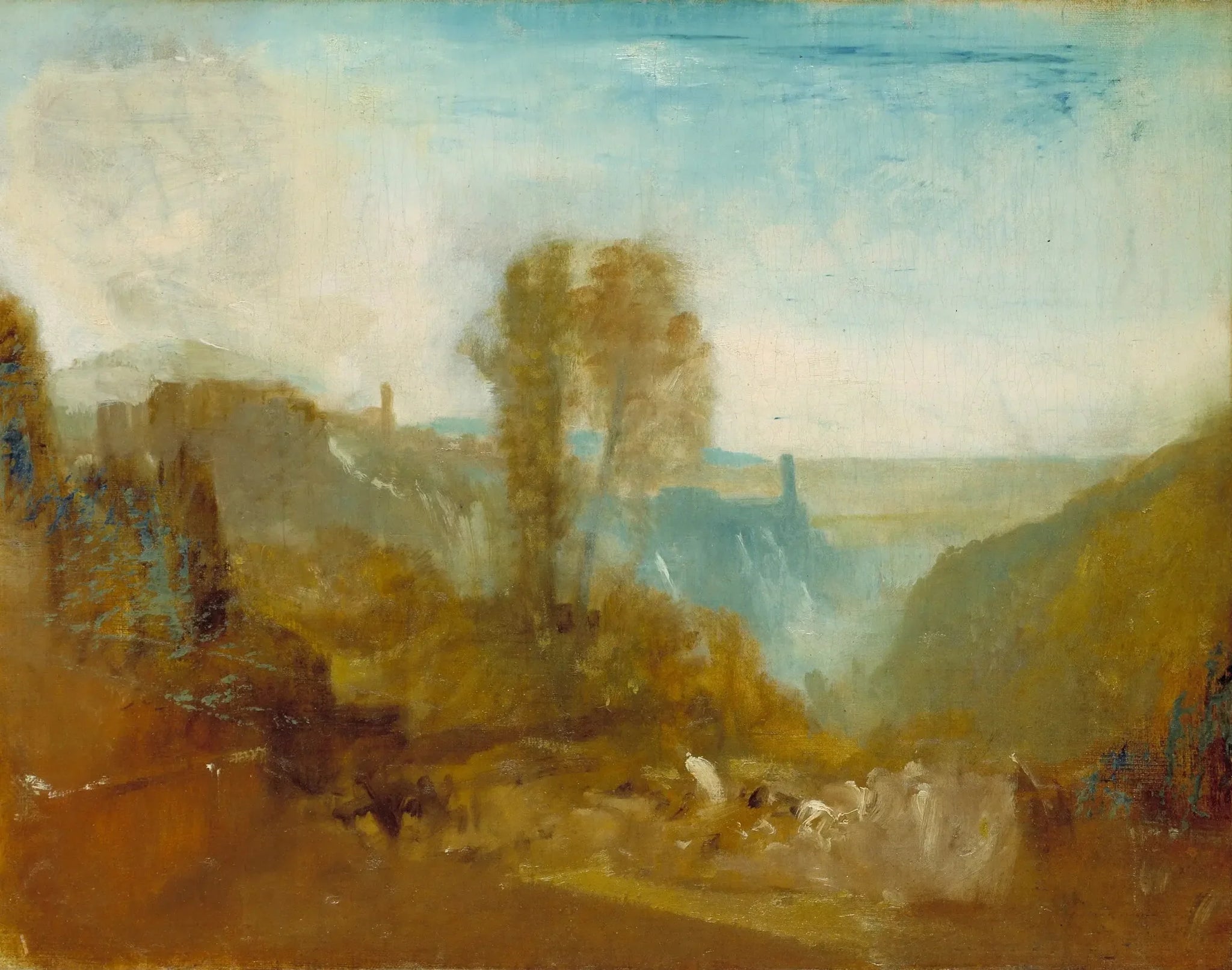Tivoli, the Cascatelle - J. M. W. Turner image 1 reproduction réalisée par Alpha Reproduction