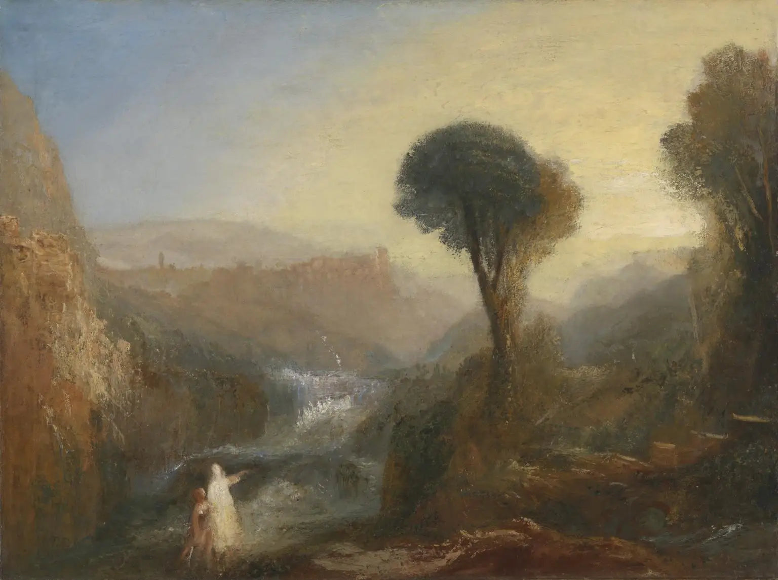 Tivoli: Tobias and the Angel - J. M. W. Turner image 1 tableau peint à l’huile sur toile
