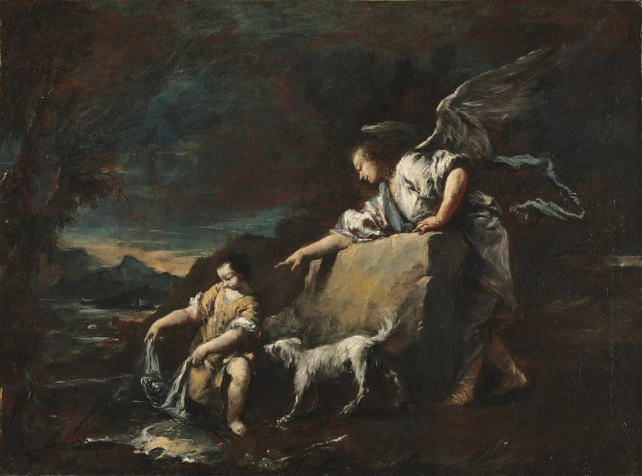 Tobias et l'ange - Francesco Guardi