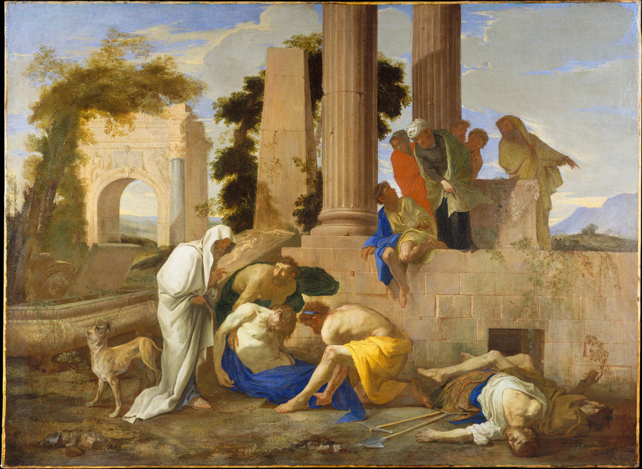 Tobie ensevelissant les morts - Andrea di Lione
