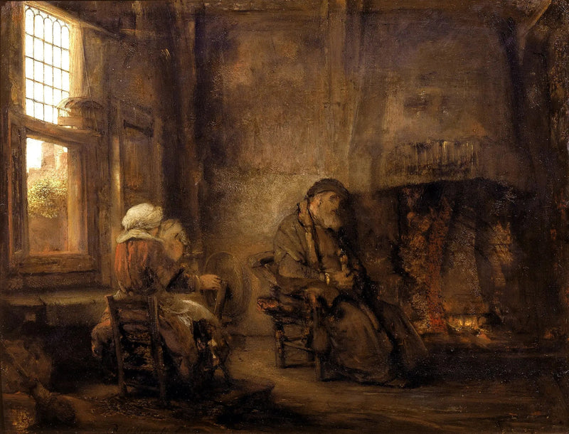 Tobie et Anne - Rembrandt