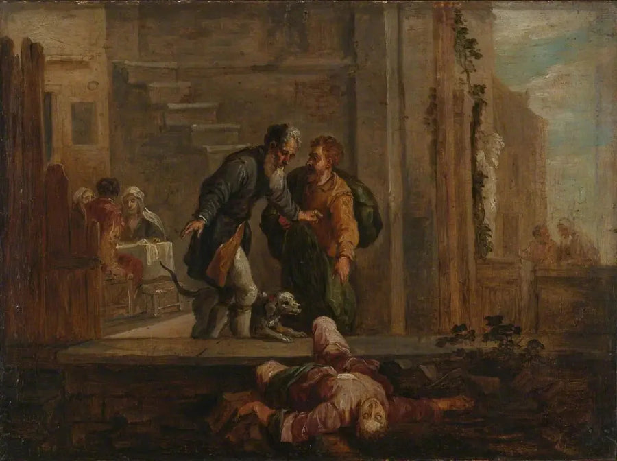Tobie et l'Israélite mort (d'après Domenico Fetti) - David Teniers le Jeune