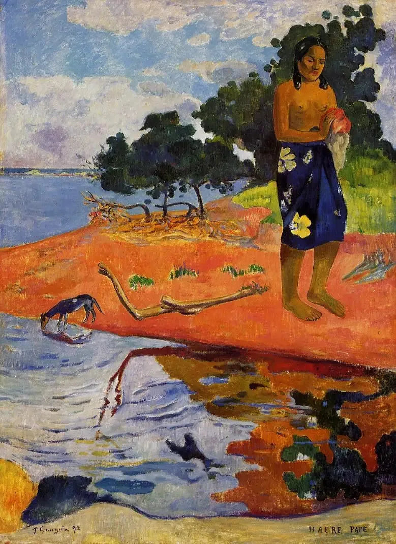 Toilette matinale - Paul Gauguin image 1 copie de tableau peinte à la main