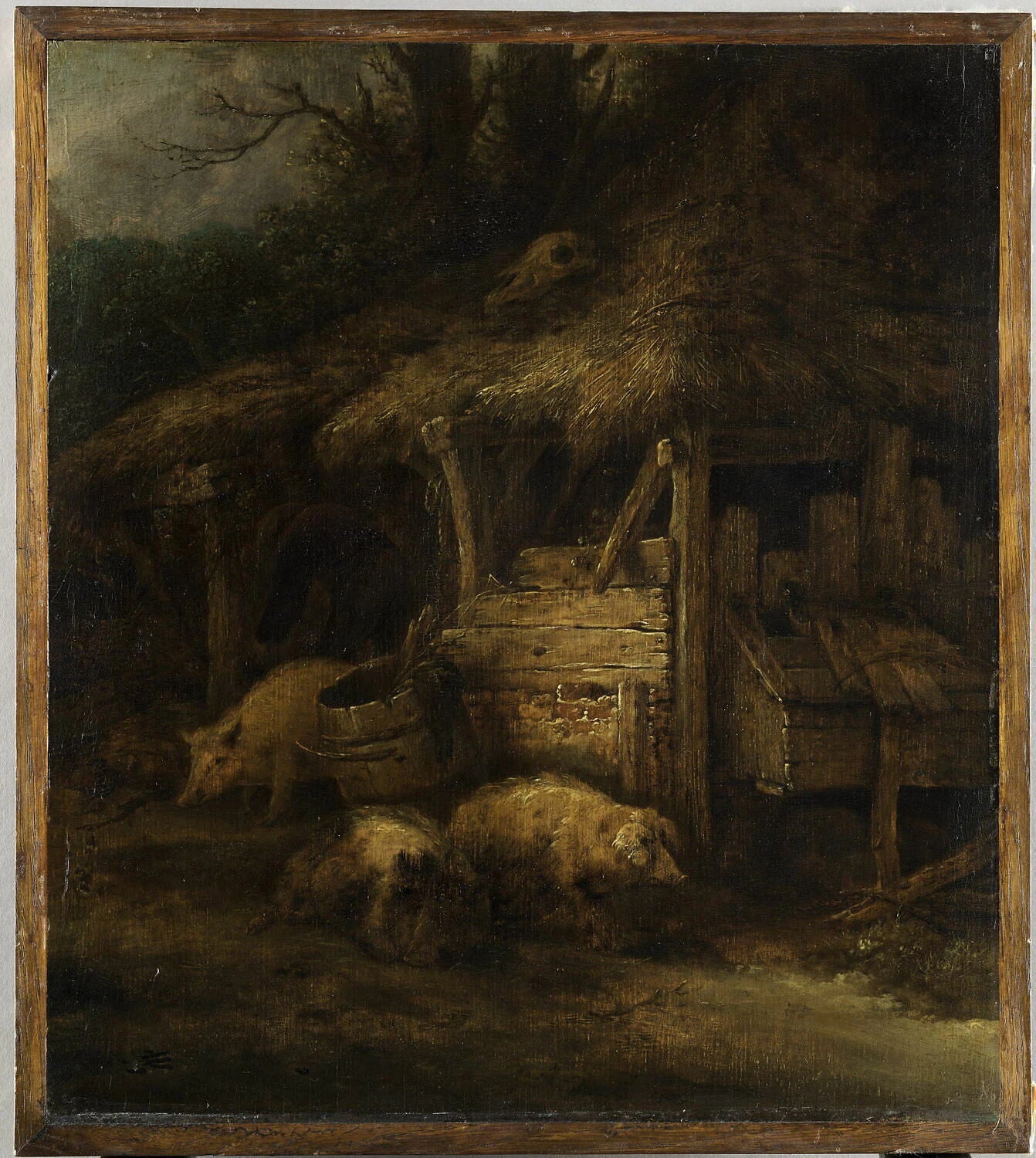 Le Toit à porcs - Isaack van Ostade
